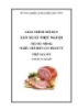 Giáo trình Sản xuất thịt nguội - MĐ04: Chế biến sản phẩm từ thịt gia súc