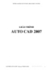 Giáo trình Autocad 2007 - Phạm Gia Hậu (biên soạn)