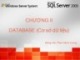Bài giảng Microsoft SQL server: Chương 2 - Phạm Mạnh Cương