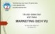 Bài giảng Marketing dịch vụ - TS. Nguyễn Hoàng Long