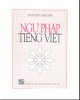 Giáo trình Ngữ pháp tiếng Việt (Tiếng-Từ ghép-Đoản ngữ) - Phần 2 – NXB ĐH Quốc Gia