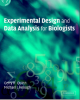 Ebook Experimental design and data analysis for biologists - Gerry P. Quinn, Michael J. Keough