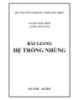 Bài giảng Hệ thống nhúng (2019): Phần 1