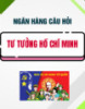 Ngân hàng ôn tập môn Tư tưởng Hồ Chí Minh
