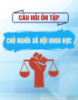 Câu hỏi trắc nghiệm môn Chủ nghĩa Xã hội Khoa học (Có đáp án)