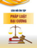 Câu hỏi ôn tập môn Pháp luật đại cương