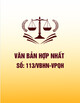 Văn bản hợp nhất 113/VBHN-VPQH